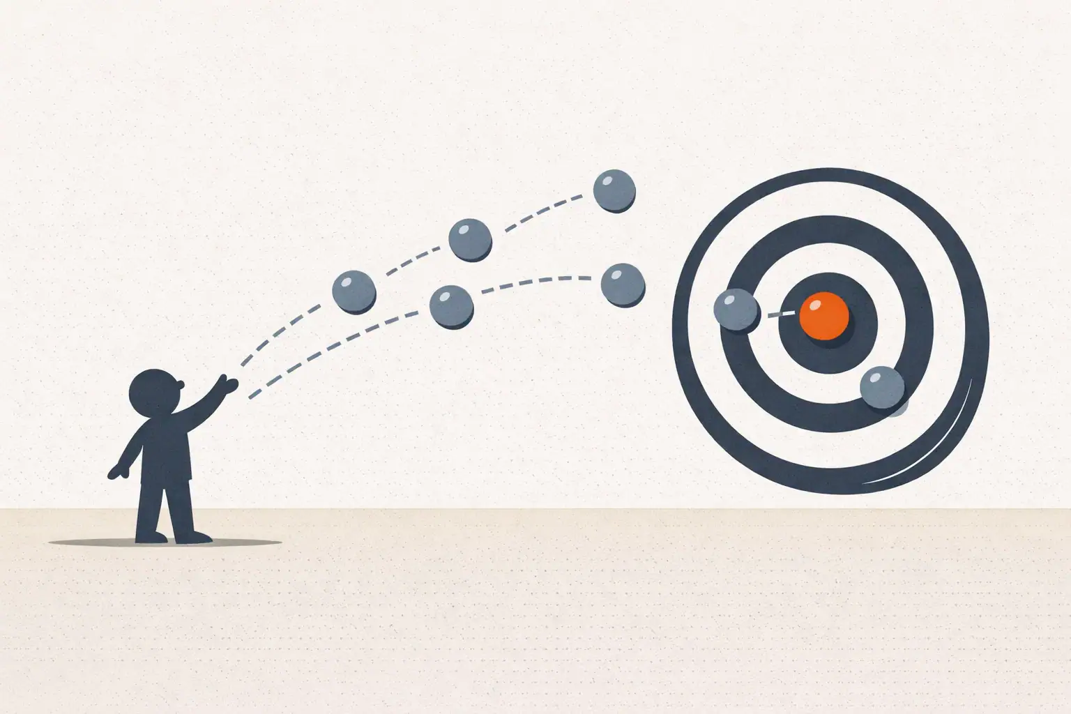 Three distinct illustrated icons representing the three tactics to steal from the Liquid Death playbook: pre-product marketing, weekly small bets, and comedy production capacity